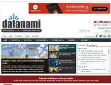 Tablet Screenshot of datanami.com